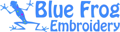Blue Frog Embroidery