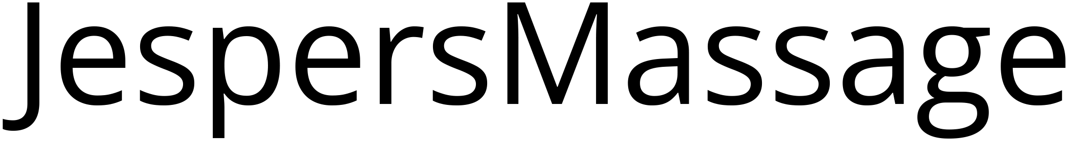 Jespersmassage