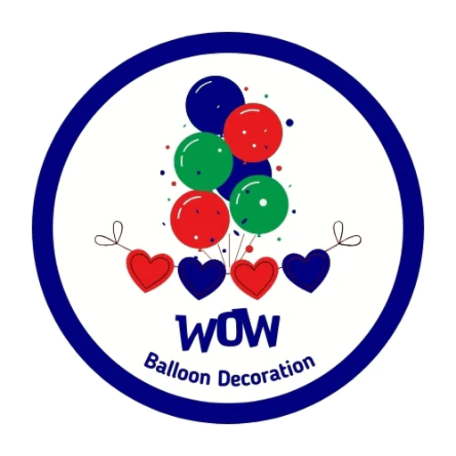 Wow Balloon Decoration