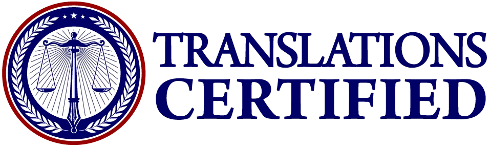 Translations certified